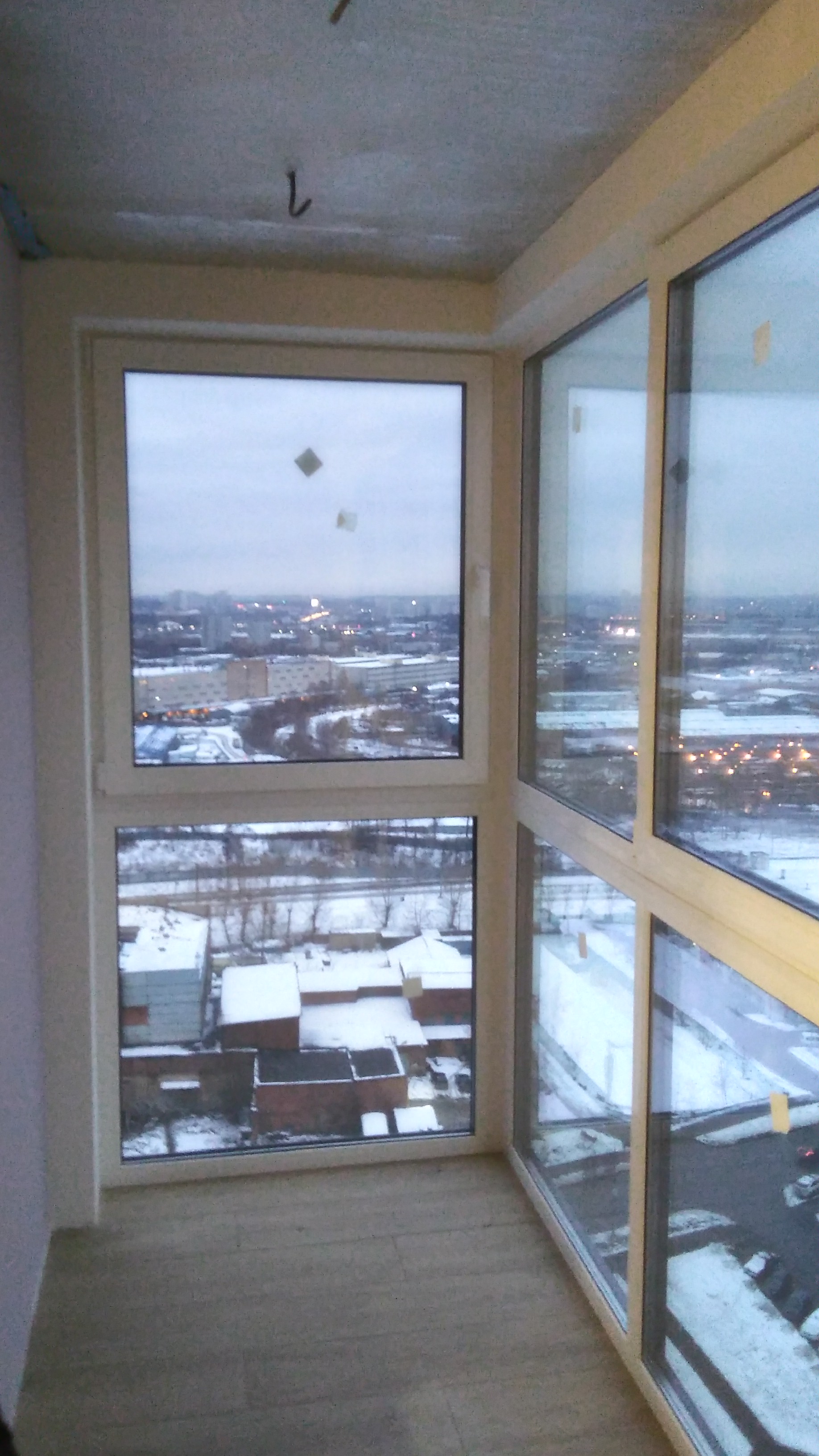 Замена холодного панорамного остекления балконов в ЖК Мичурино Запад